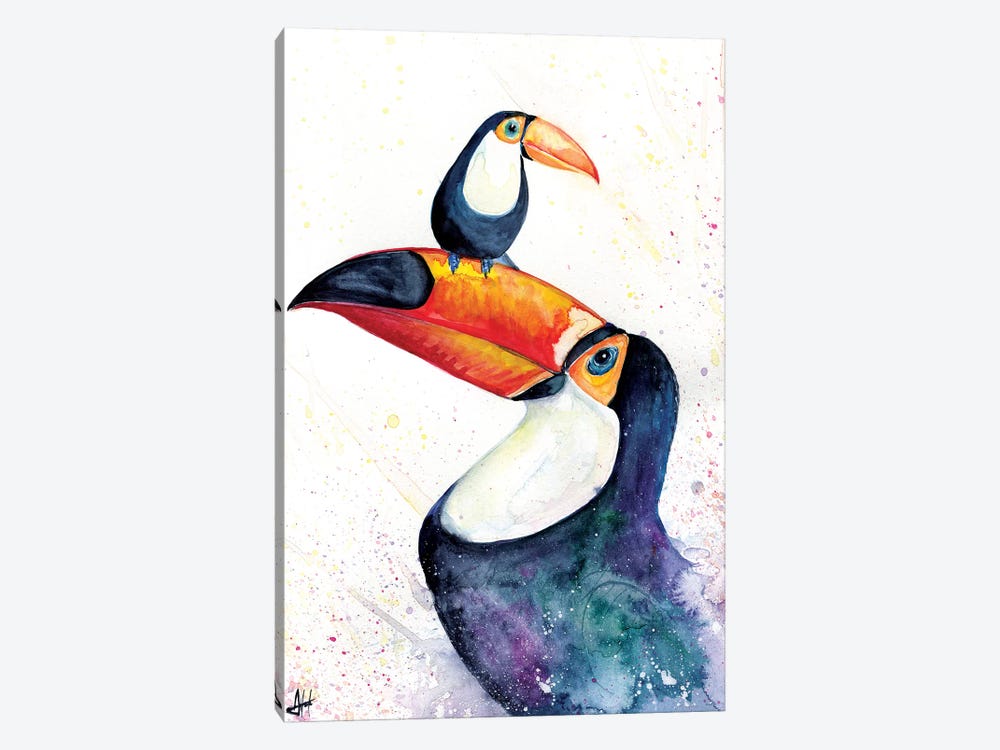 Toucan Play that Game by Marc Allante 1-piece Canvas Wall Art