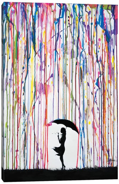 Persephone Canvas Art Print - Rain Inspired