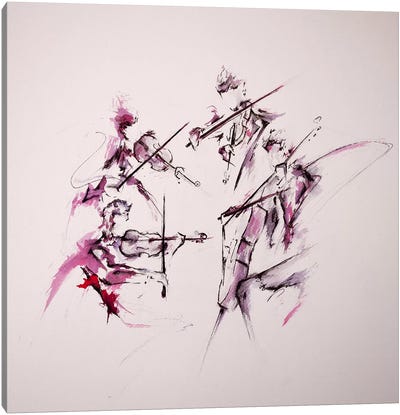 Quartet Canvas Art Print - Marc Allante