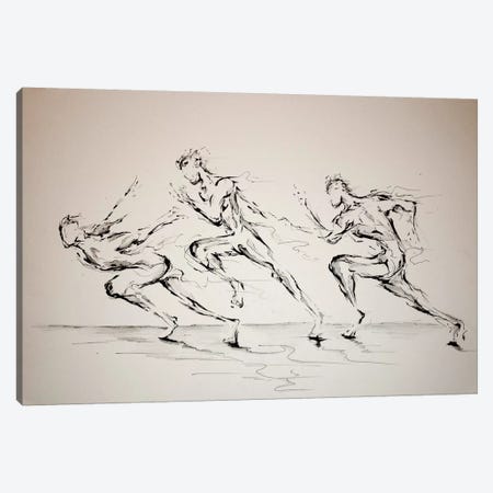 Three Blind Mice Canvas Print #MAE31} by Marc Allante Art Print