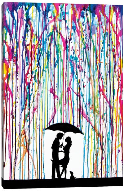 Two Step Canvas Art Print - Colorful Art