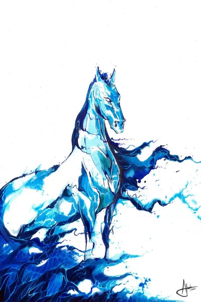 Poseidon by Marc Allante canvas print