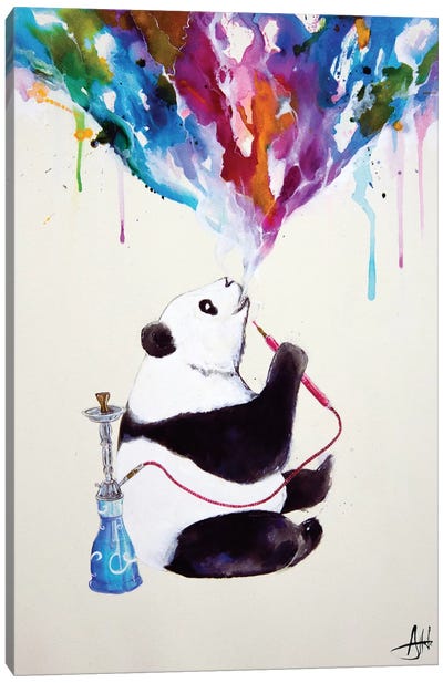 Chai Canvas Art Print - Bear Art