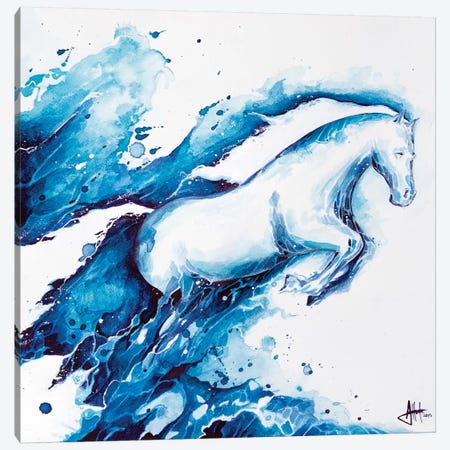 Ride The Lightning Canvas Print #MAE52} by Marc Allante Canvas Art Print