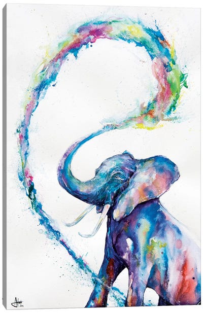 Multicolor Elephant Print, The Blank Canvas Company