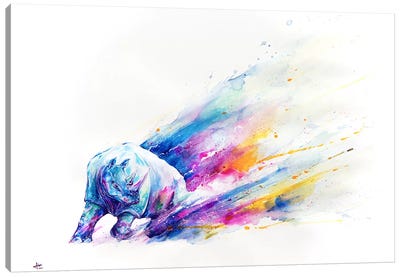 Ajax Canvas Art Print - Rhinoceros Art