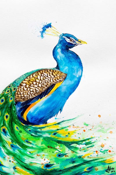 Peacocks: Aphrodite by Marc Allante