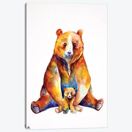 Bear Necessities Canvas Print #MAE80} by Marc Allante Canvas Wall Art