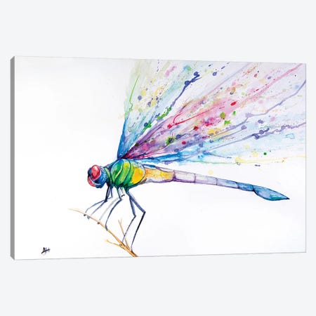 Dragonfly Canvas Print #MAE92} by Marc Allante Canvas Art Print