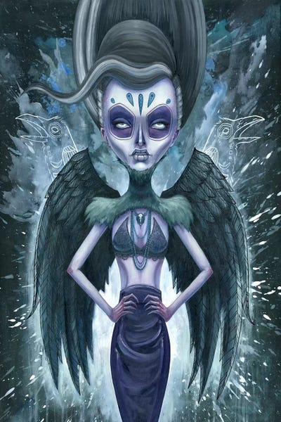 Black Raveness by Megan Majewski art print