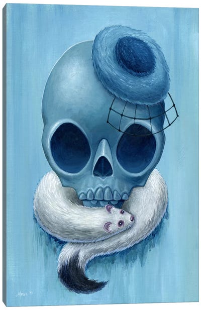 Cordelia Canvas Art Print - Dead Kittie - The Art of Megan Majewski