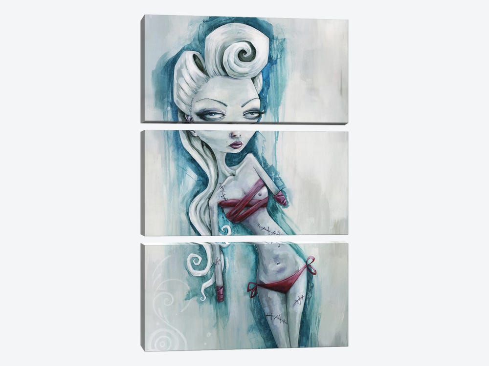 Elizabeth Lavenza by Megan Majewski 3-piece Canvas Wall Art