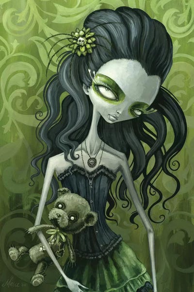 Emma Emerald by Megan Majewski art print