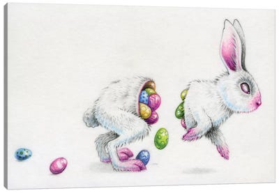 Eostre Canvas Art Print - Rabbit Art