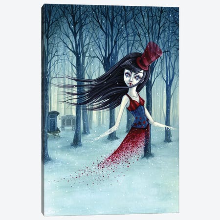 Eternal Winter Circus Canvas Print #MAJ24} by Megan Majewski Canvas Wall Art
