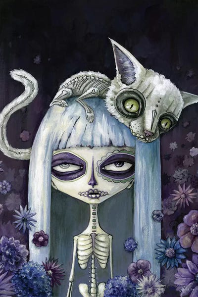 Skeletons: Felina De Los Muertos by Megan Majewski