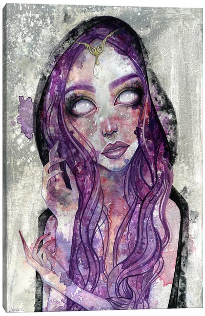 Absorb Their Poison Canvas Art Print - Dead Kittie - The Art of Megan Majewski