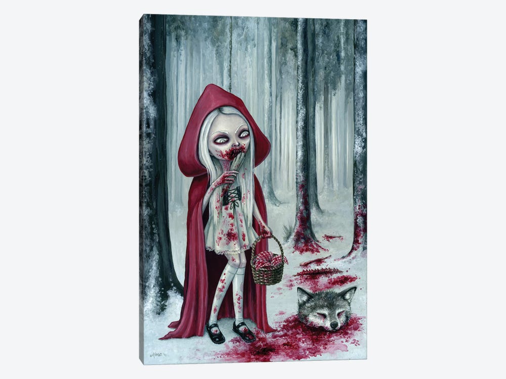 Little Dead Riding Hood by Megan Majewski 1-piece Canvas Art