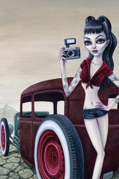 Pop Surrealism & Lowbrow: Lydia by Megan Majewski