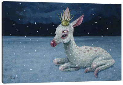 Nott Canvas Art Print - Deer Art