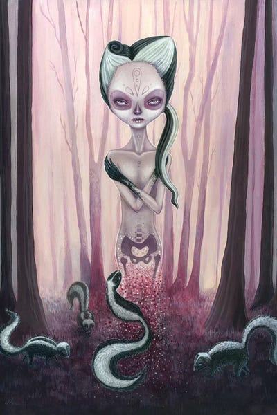 Reincarnation by Megan Majewski framed canvas print