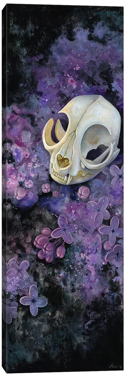 Sweet Perfume Of Sorrow Canvas Art Print - Dead Kittie - The Art of Megan Majewski
