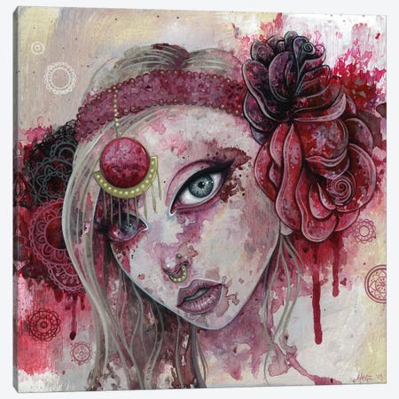 And Lovely Is The Rose Canvas Print #MAJ5} by Megan Majewski Canvas Wall Art