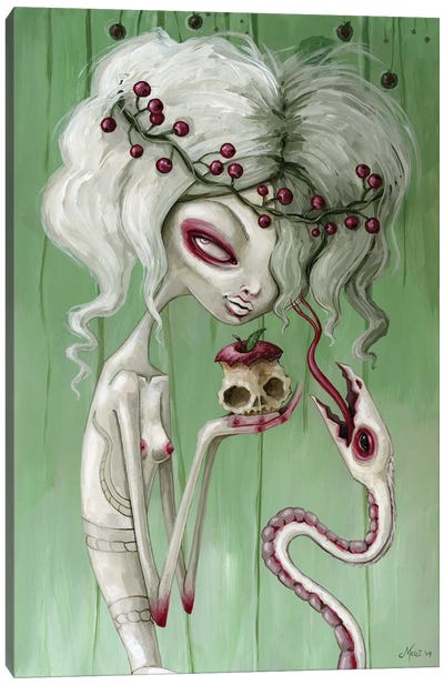 The Sweet Taste Of Death Canvas Art Print - Dead Kittie - The Art of Megan Majewski