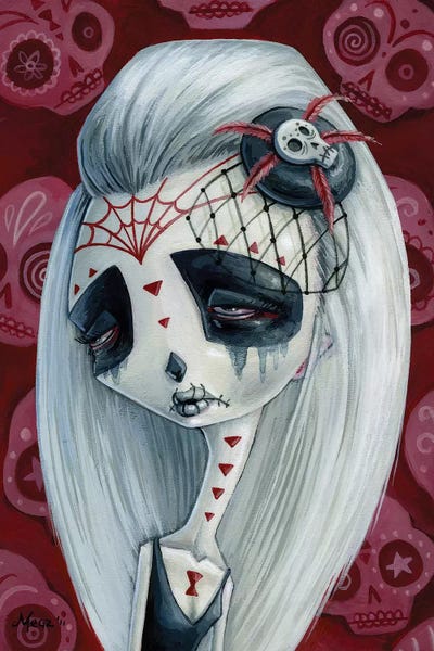Black & White & Red: Viuda De Los Muertos by Megan Majewski