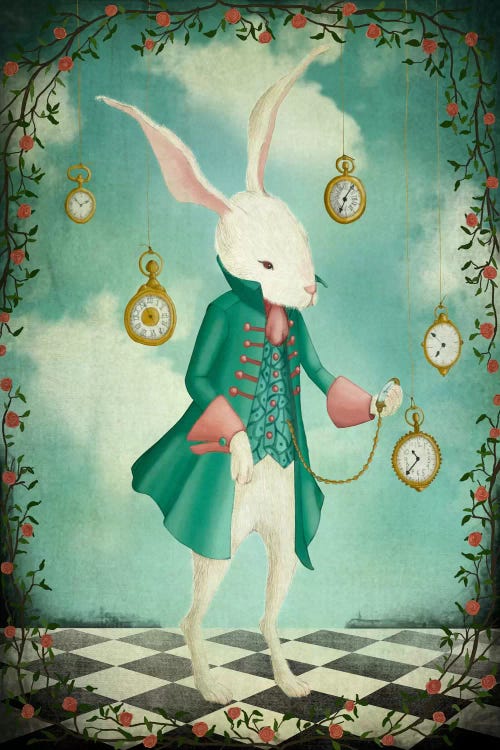The White Rabbit Canvas Art by Majali | iCanvas