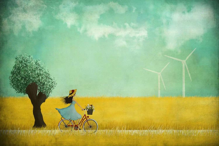 Bike Ride by Majali wall art