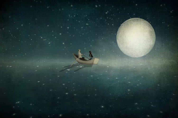 Moonlight by Majali wall art