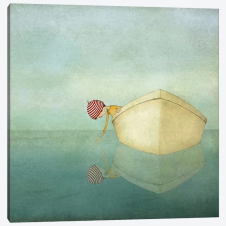 On The Sea Canvas Print #MAL9} by Majali Canvas Art Print
