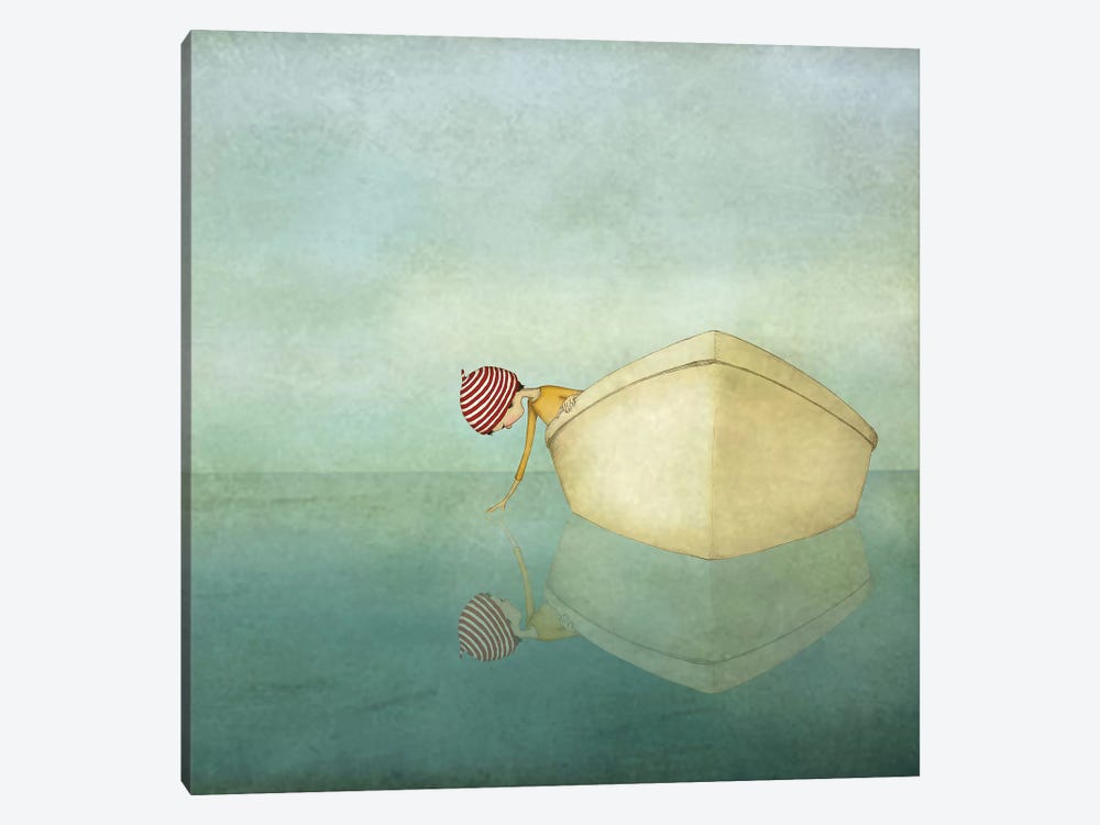 On The Sea by Majali 1-piece Canvas Art