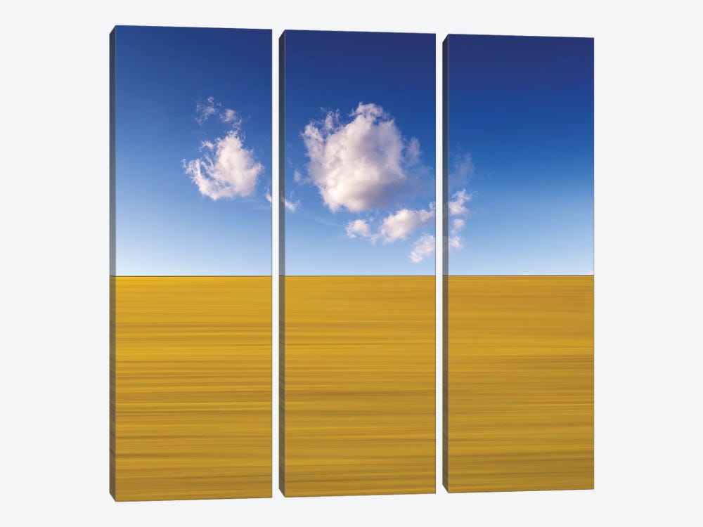 Sky And Land by Marco Carmassi 3-piece Canvas Print