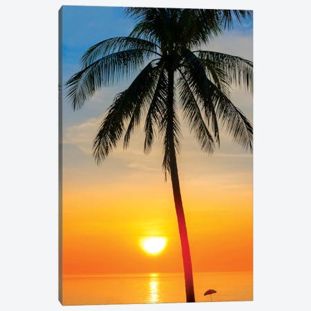 Thailand Sunset Canvas Print #MAO103} by Marco Carmassi Canvas Artwork
