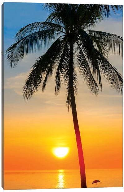 Thailand Sunset Canvas Art Print - Marco Carmassi