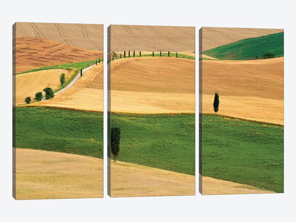 Tuscany Land by Marco Carmassi 3-piece Canvas Art