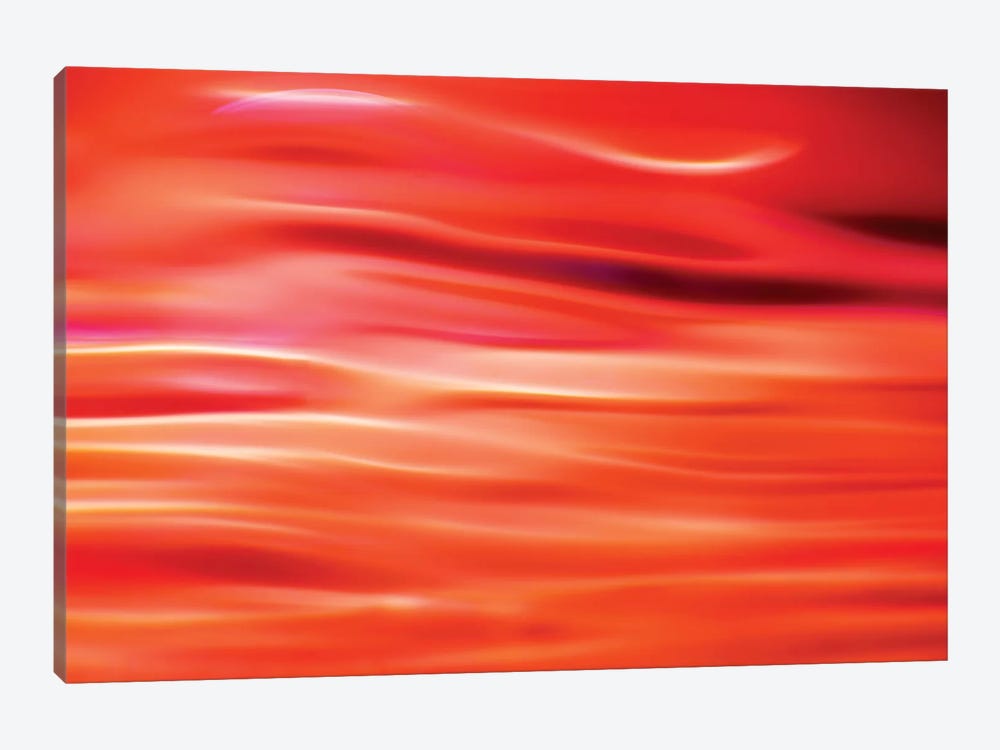 Red Abstract by Marco Carmassi 1-piece Canvas Artwork