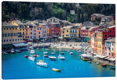 Portofino Canvas Art Print - Scenic & Nature Photography