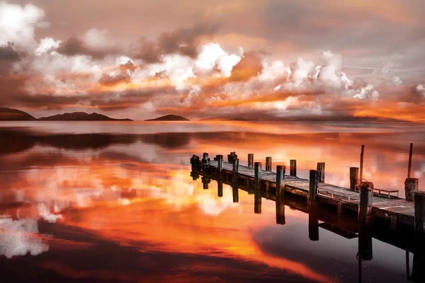 Marco Carmassi: Sunset Pier by Marco Carmassi