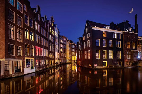 Windows: Amsterdam Night by Marco Carmassi