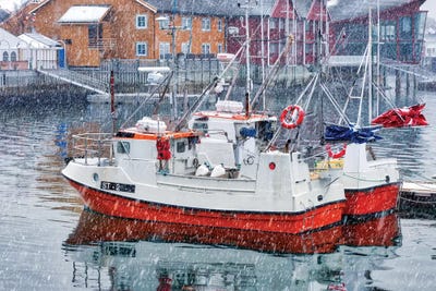 Arctic Seaport by Marco Carmassi multi panel art