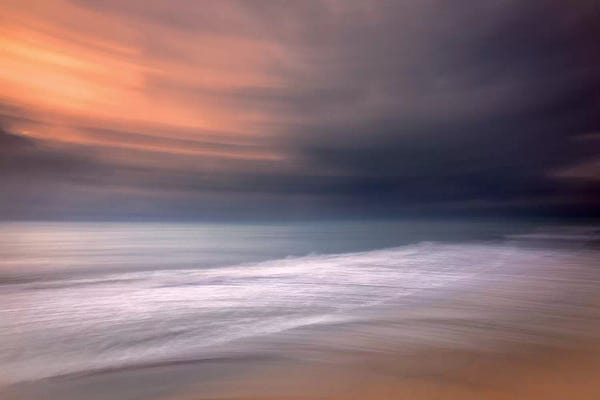 Large Coastal Art - Canvas Prints: Autunm Season by Marco Carmassi