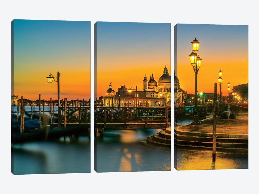 Dreaming Venice by Marco Carmassi 3-piece Canvas Art