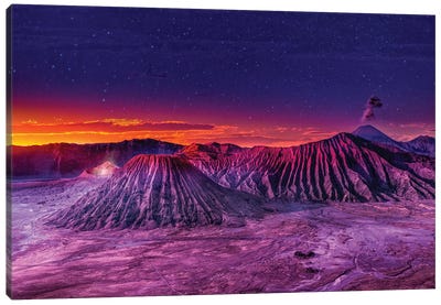 Mt Bromo Canvas Art Print - Indonesia Art