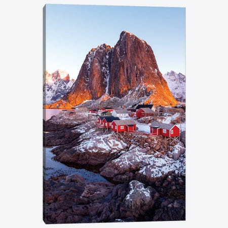 Hamnoy Canvas Print #MAO150} by Marco Carmassi Canvas Print