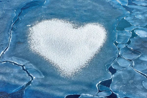 Ice & Snow Close-Ups: Heart Of Ice by Marco Carmassi