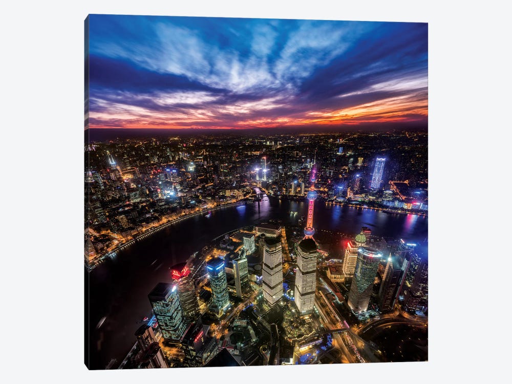 Hong Kong From The Top by Marco Carmassi 1-piece Art Print