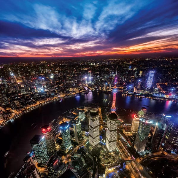 China: Hong Kong From The Top by Marco Carmassi